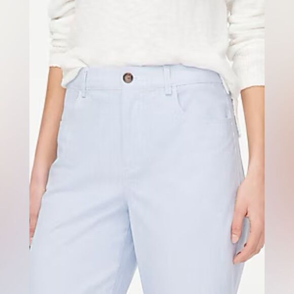 J Crew Striped high-rise wide-leg cropped pant Size 25 NWT $118!! - Picture 3 of 10